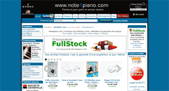 Desktop Screenshot of note4piano.com